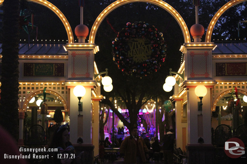 Found a spot for Viva Navidad.  It looked a little dark in this area this evening.