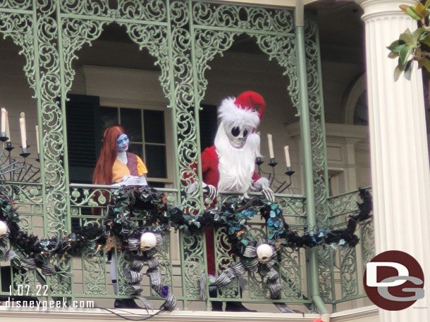 Jack and Sally were both out greeting guests as I passed by the Mansion again.