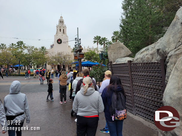 If you were curious the churro line was still fairly long.