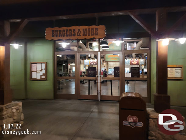 Smokejumpers was also closed already.