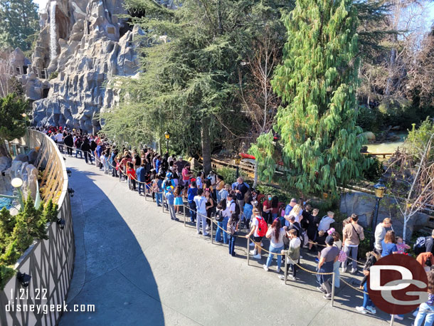 The Matterhorn queue.