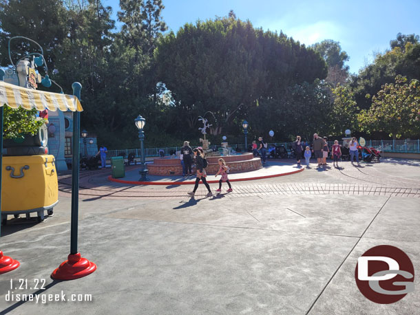 With Toontown closing in March I took a couple wide pictures of the area to use as a before comparison.