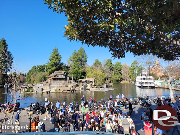 Rivers of America from the Pirate's bridge.