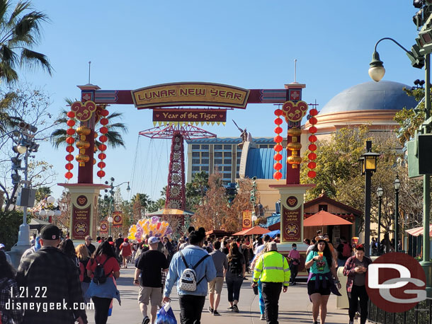 The Lunar New Year Celebration in Disney California Adventure started today.