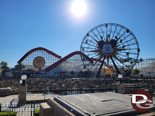 World of Color renovation continues with no real visible progress.