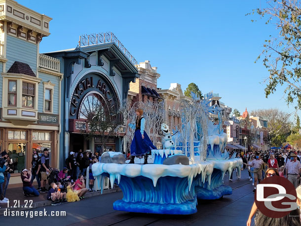 The Frozen Cavalcade on Main Street USA