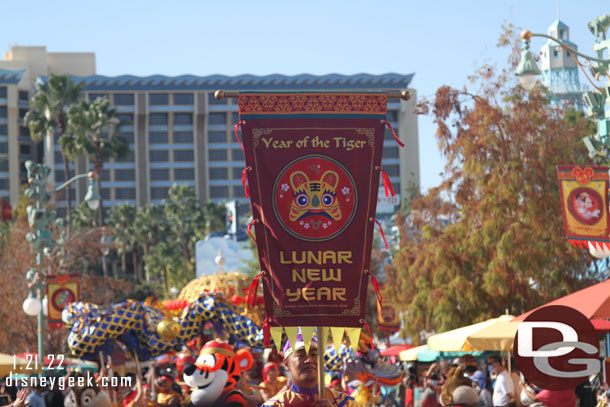 Banners for the Year of the Tiger.