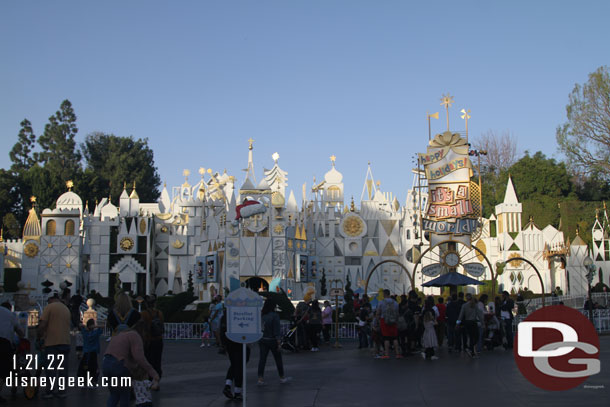 it's a small world holiday completes its season on Sunday.  So decided to go for a final cruise.