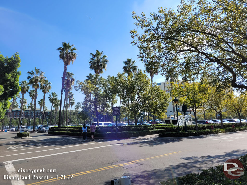 The Downtown Disney parking lot.  Assuming this is going to be blocked off soon when construction gets underway for the new area just to the left of this shot.