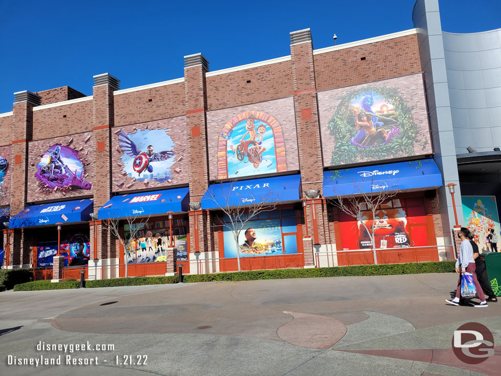 The former ESPN Zone is still just a DisneyPlus billboard.