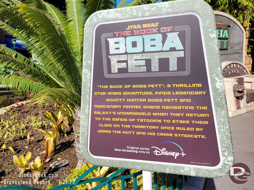 A photo op to promot the Book of Boba Fett on Disney+