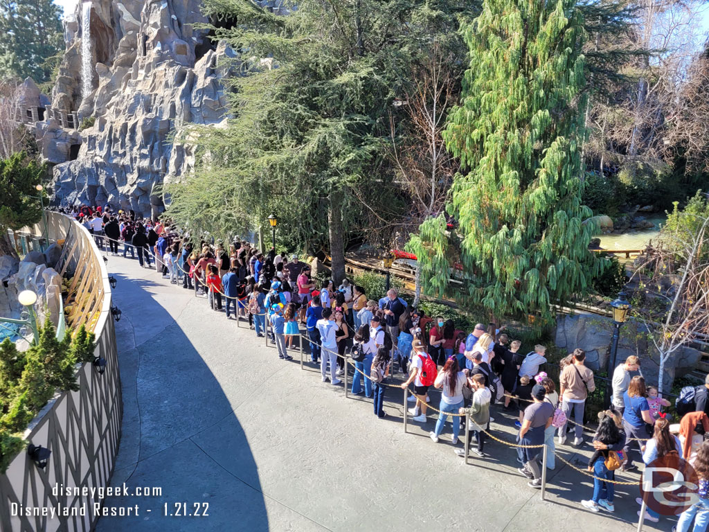 The Matterhorn queue.