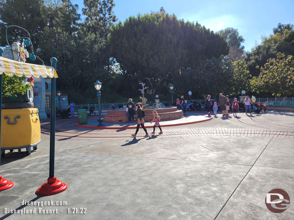 With Toontown closing in March I took a couple wide pictures of the area to use as a before comparison.