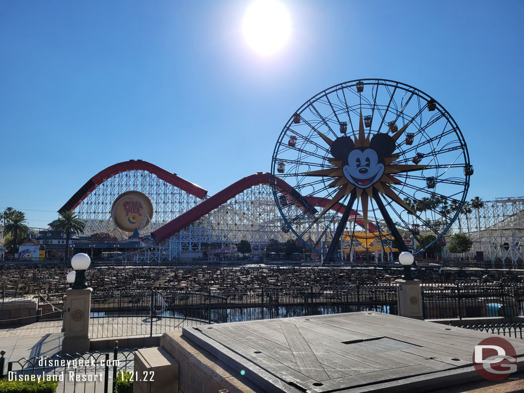 World of Color renovation continues with no real visible progress.