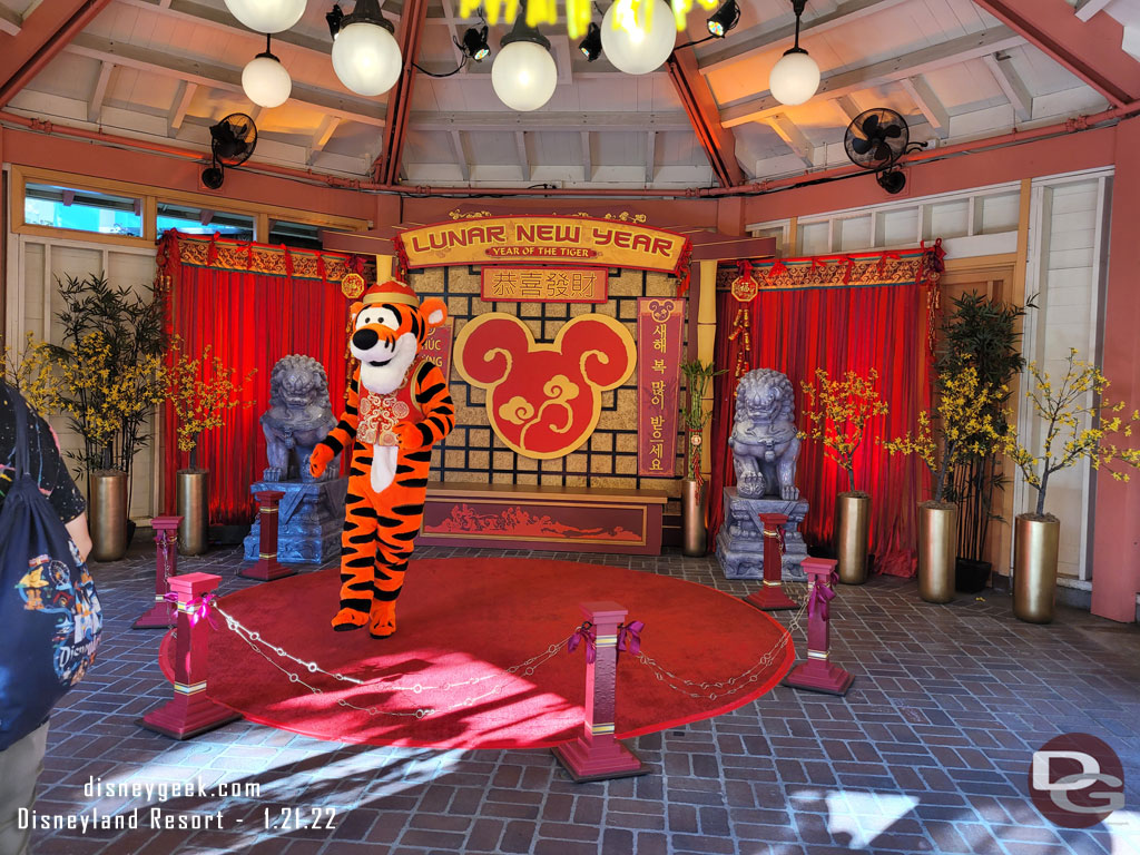 Tigger celebrating the Year of the Tiger