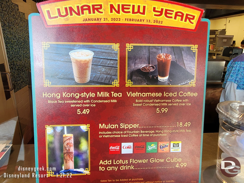 Lunar New Year offerings at the Lucky Fortune Cookery