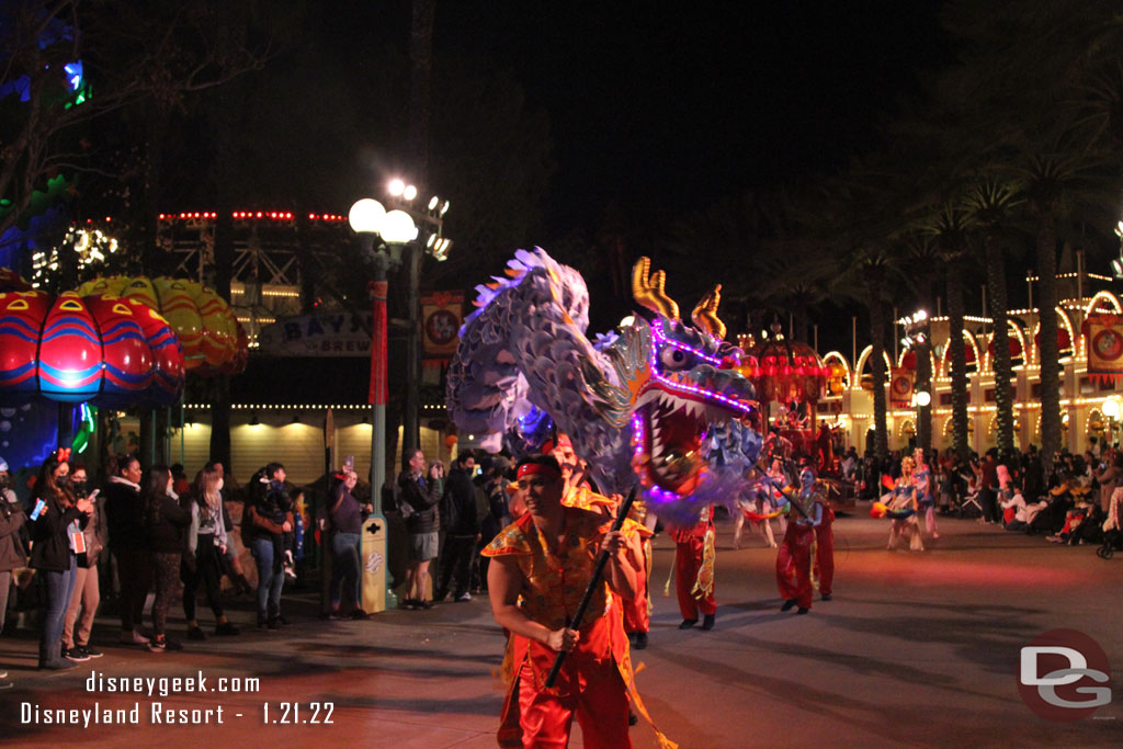 The 7:00pm Lunar New Year Procession