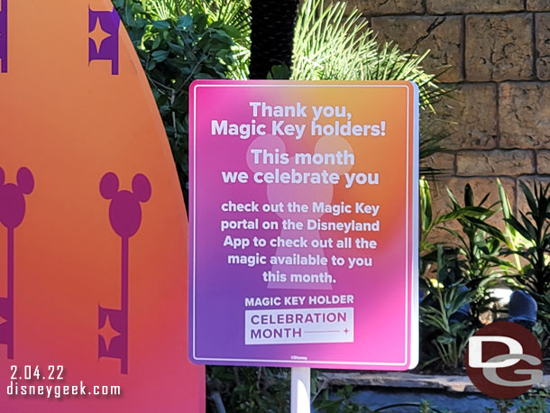 Across from the ESPN entrance is a photo op for Magic Key Holders.