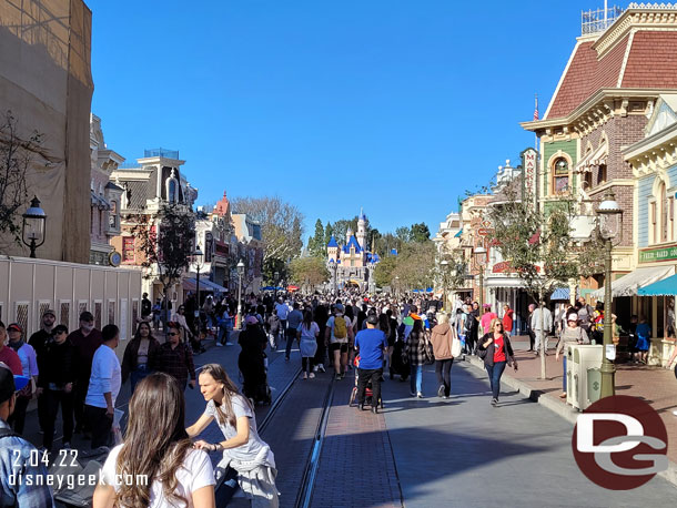 Main Street USA this afternoon