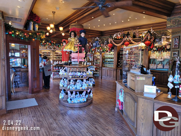 Plaza Point Holiday shop has some Lunar New Year merchandise and props.