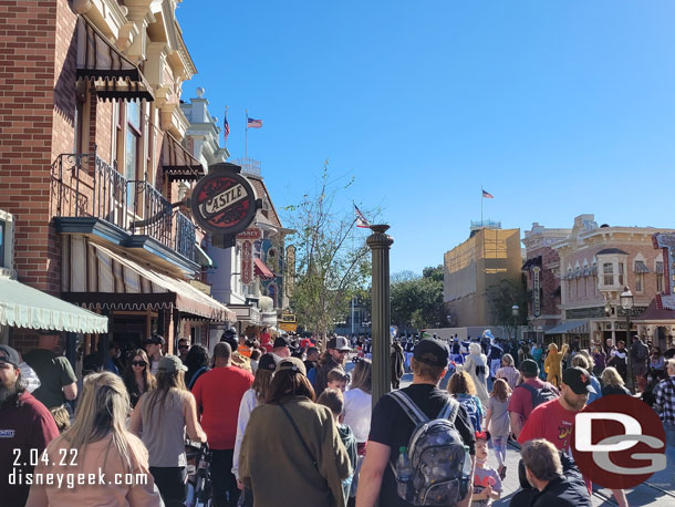 The clock has not returned to Main Street USA yet.