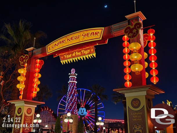 Entering the Lunar New Year area