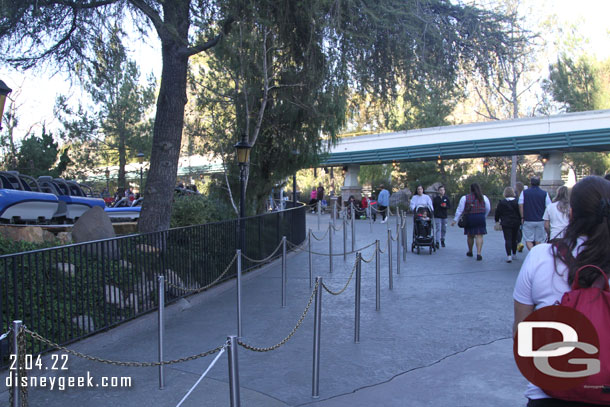 The Matterhorn queue was not using the extended area.