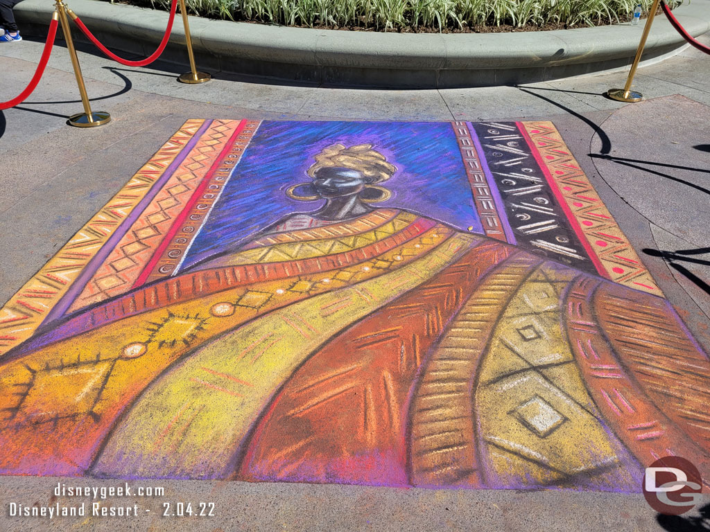 Some chalk art as part of the Celebrate Soulfully Events.