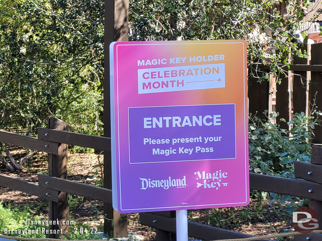 Near Cars Land you can pick up a small poster if you are Magic Key Passholder.  There will be two, the first features the mountains of the Disneyland Resort.