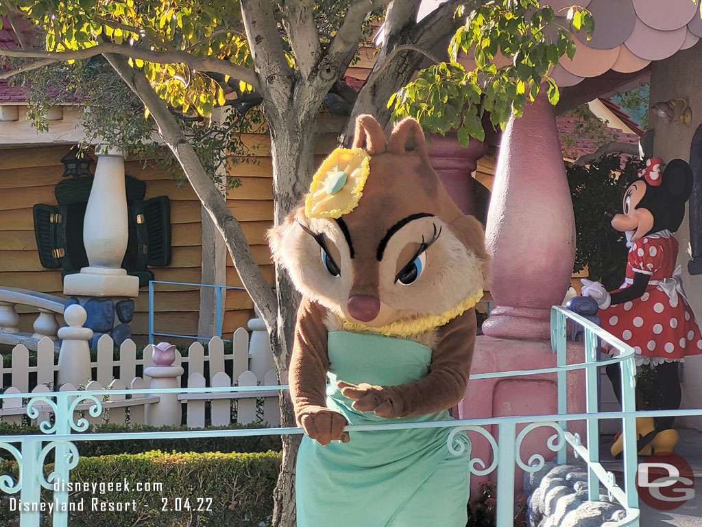 Clarice was out at Minnie