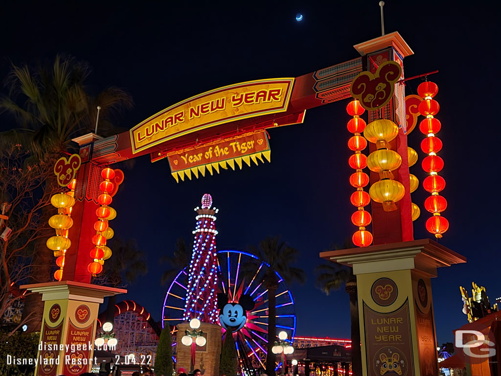 Entering the Lunar New Year area