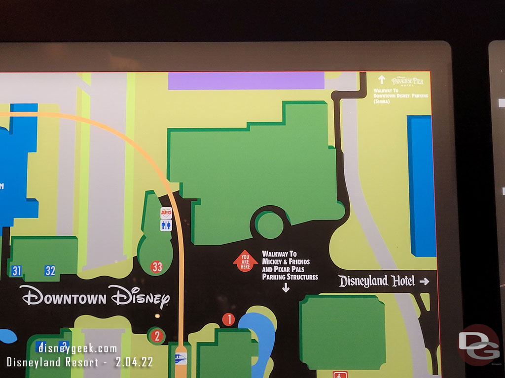 A closer look at the map.  The numbers are removed but the building has stayed on the map for now.