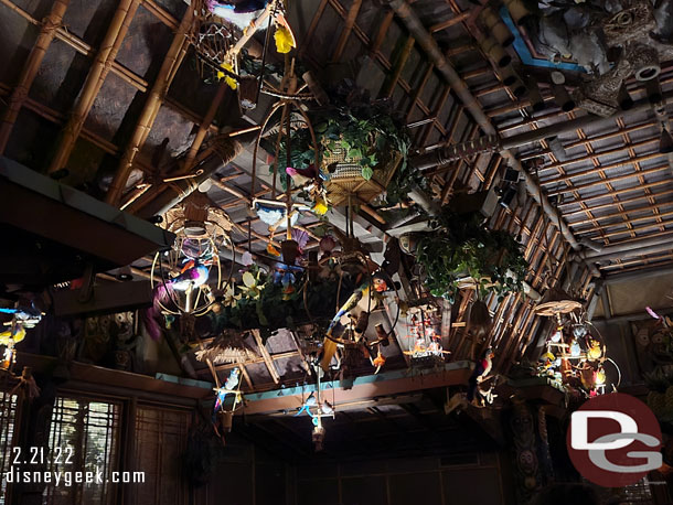 Visited the Enchanted Tiki Room and had great timing the doors were just about to close when we walked up.
