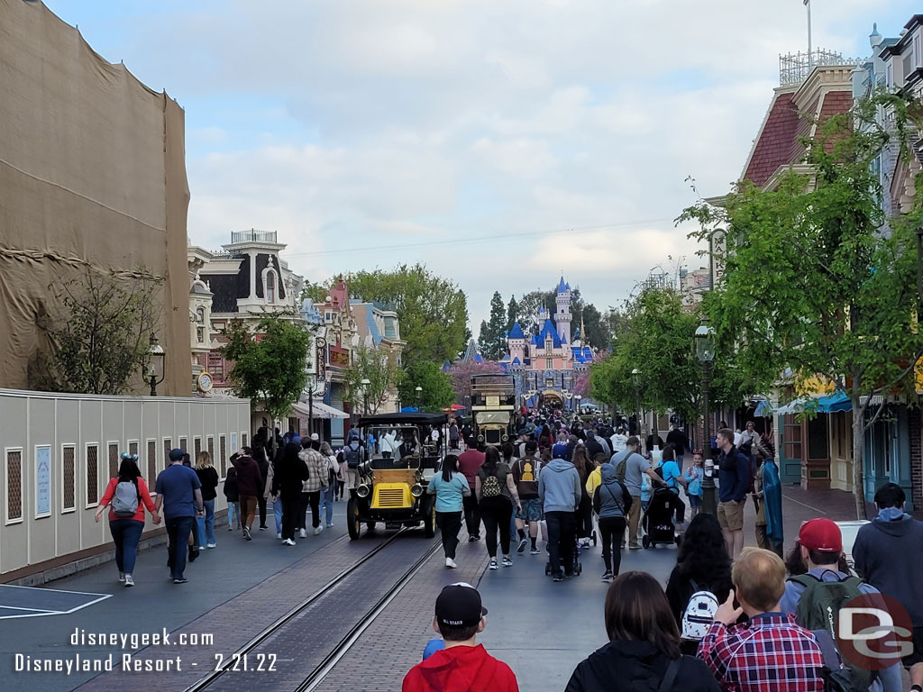 Main Street USA at 8:06am