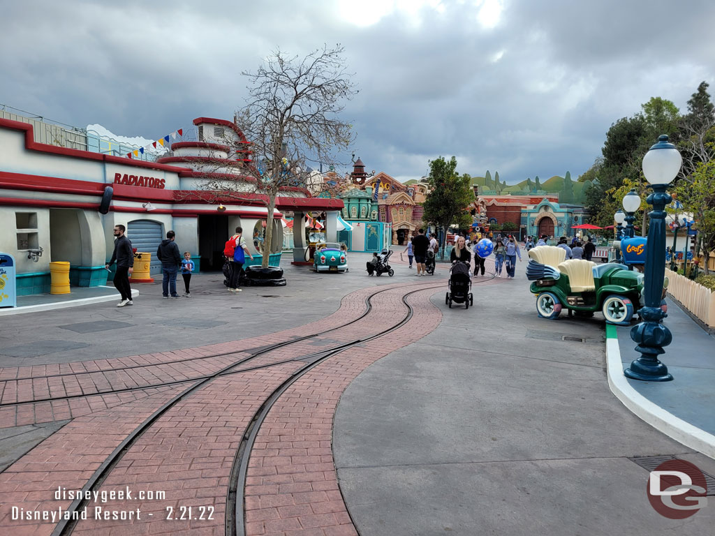 Toontown had some guests but was relatively quiet still.