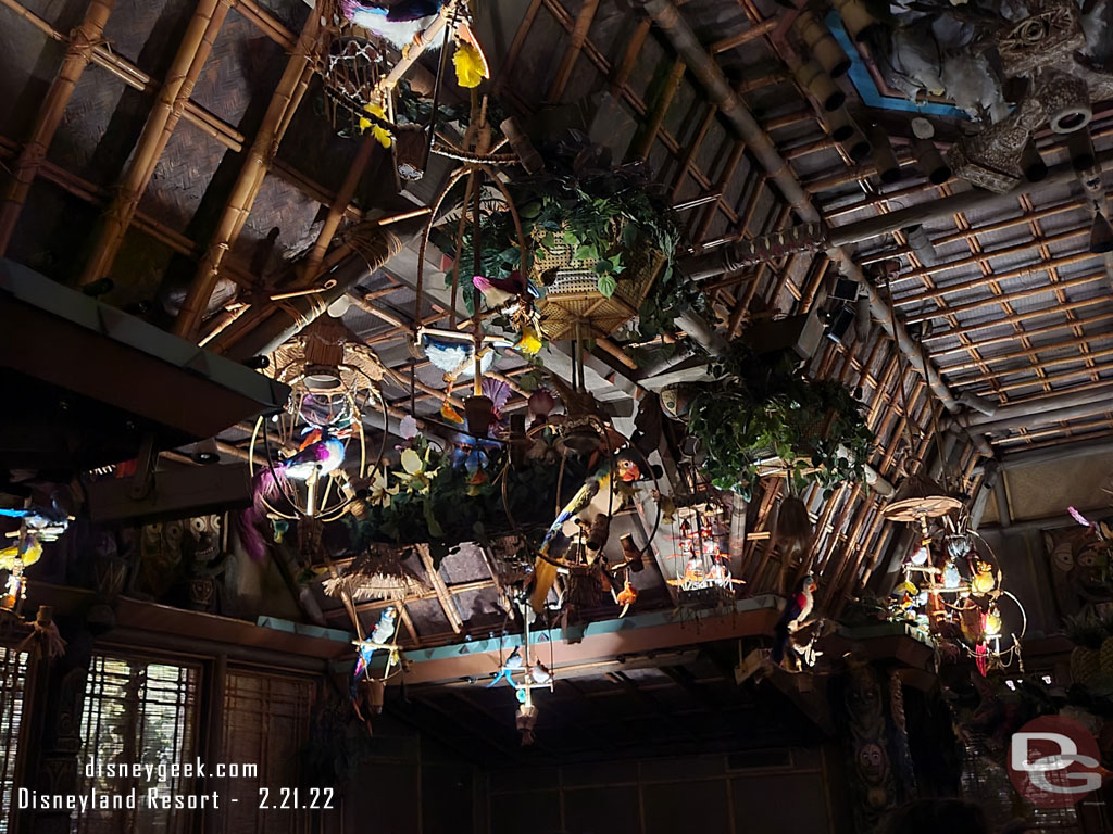 Visited the Enchanted Tiki Room and had great timing the doors were just about to close when we walked up.