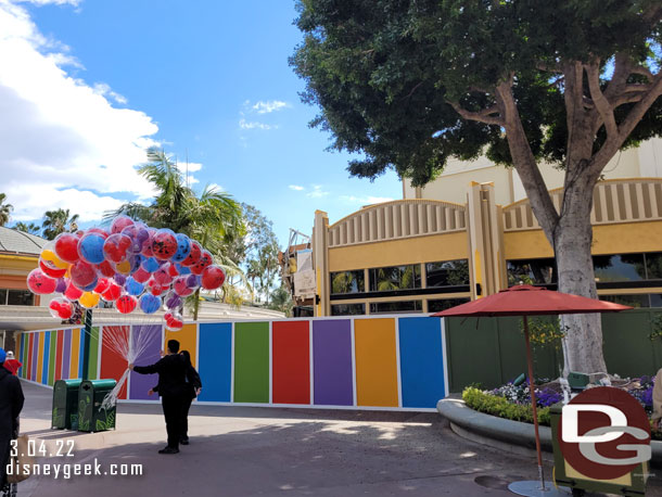 The portion of the building closest to the Monorail beam is now gone. This was the former Starbucks.