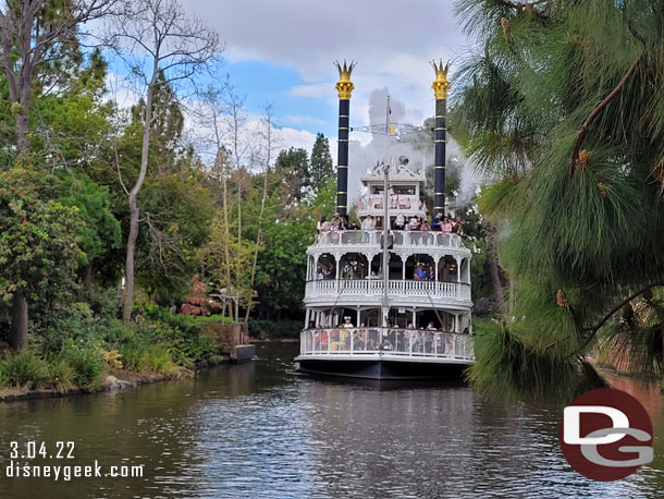 The Mark Twain has returned to normal operation.  