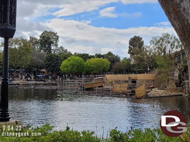 The Fantasmic renovation continues to inch along.  The show will return in May 28th.