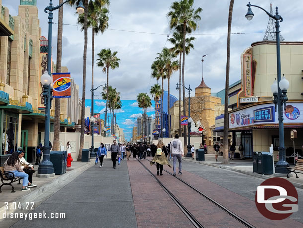 Hollywood Blvd.  The walls have moved further down the street since my last visit.