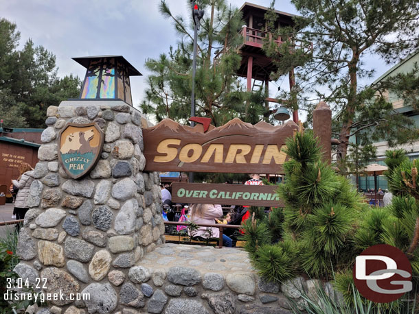 Soarin' Over California has returned and will run throughout the Festival. 