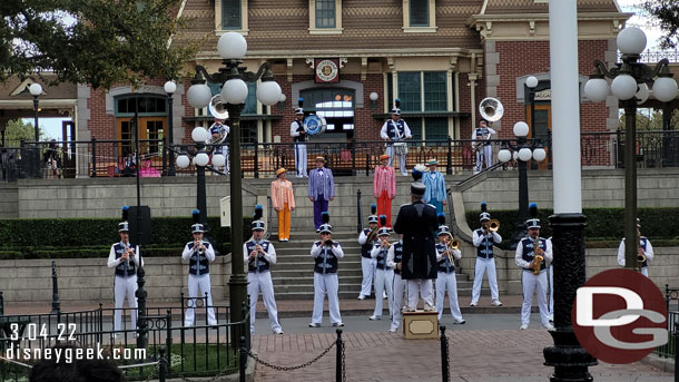 The Disneyland Band and Dapper Dans.