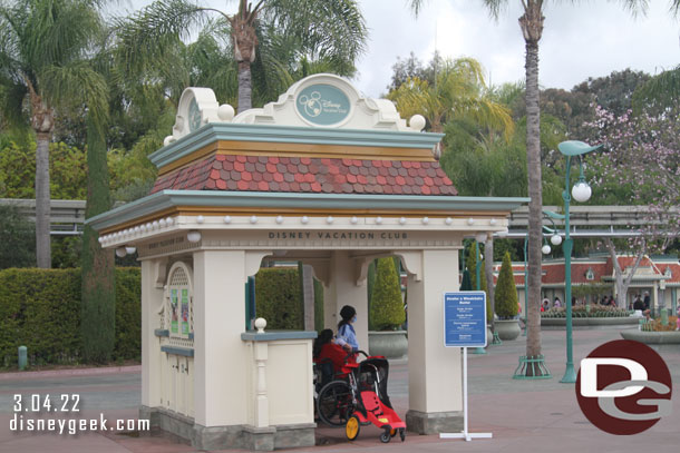 The small kiosk nearest the tram stop had stroller and wheelchair rental information.