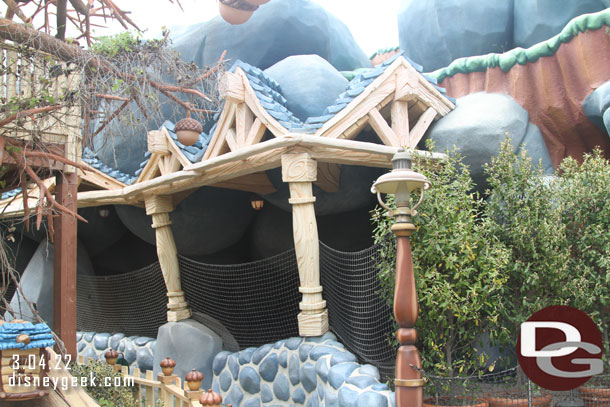 The long closed ball  pit area.