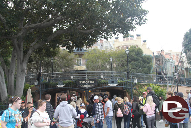 Pirates of the Caribbean closes for renovation March 14th.