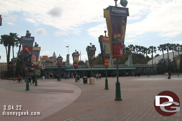 Making my way across the Esplanade to Disney California Adventure.