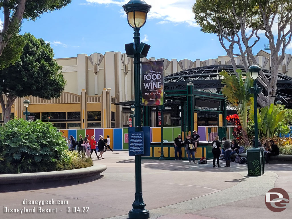 Food & Wine Festival Banners in Downtown Disney