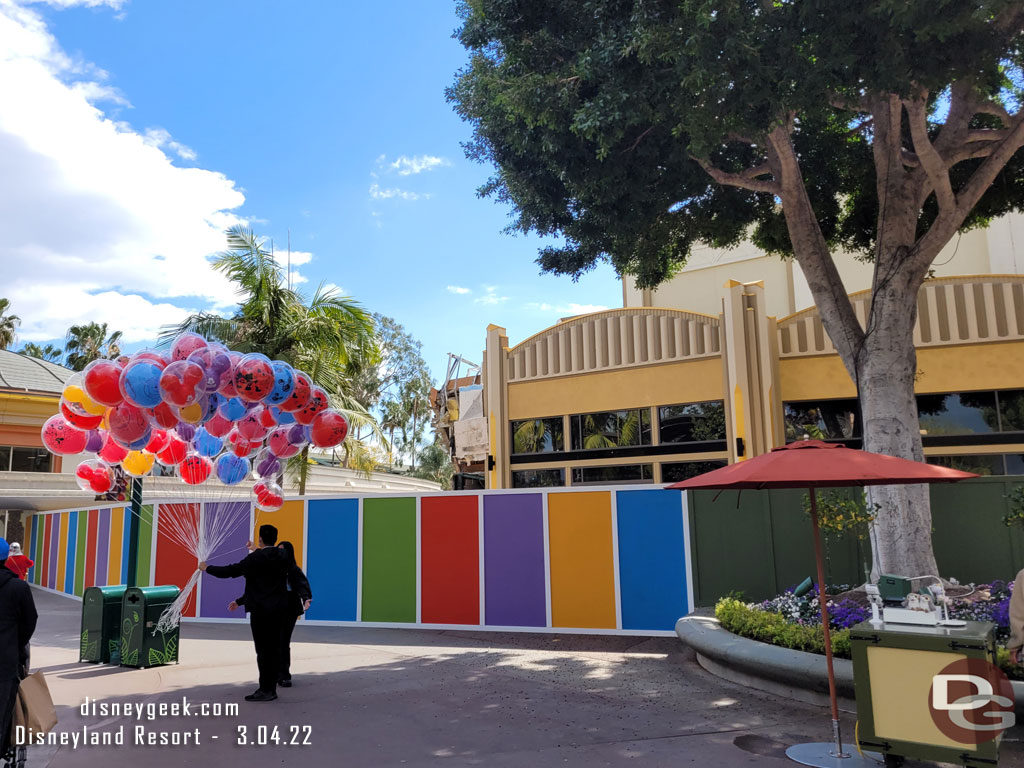 The portion of the building closest to the Monorail beam is now gone. This was the former Starbucks.