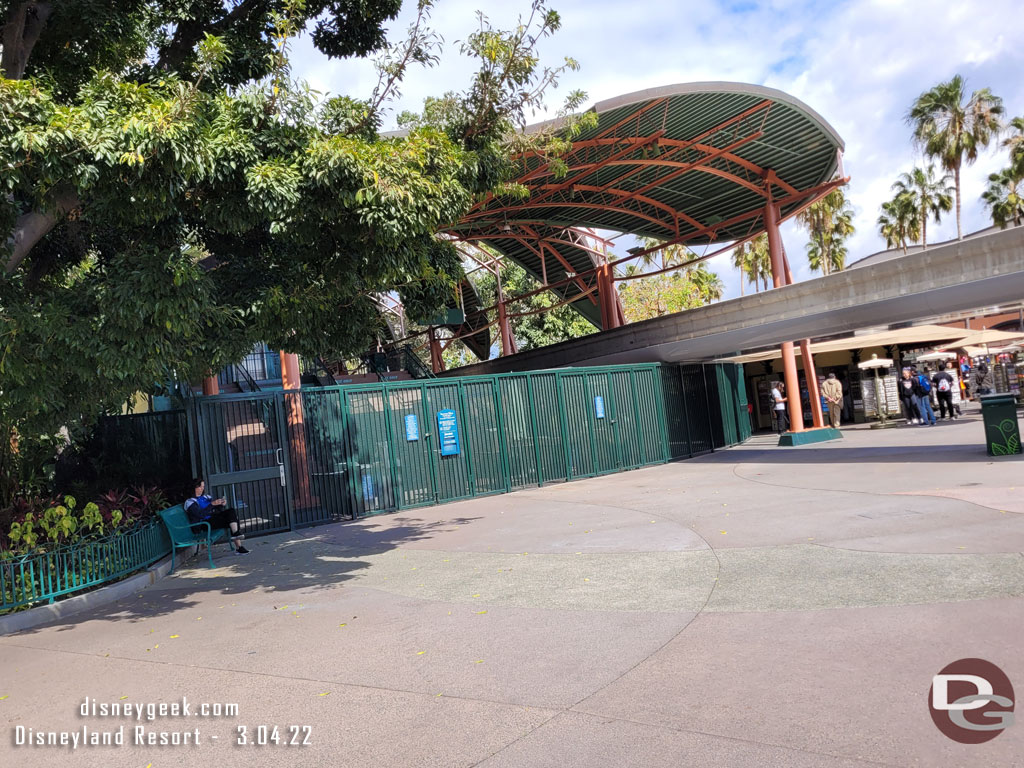 The Monorail is scheduled to be closed until Monday. This afternoon I did spot Monorail Blue taking some test runs so maybe it will open this weekend.