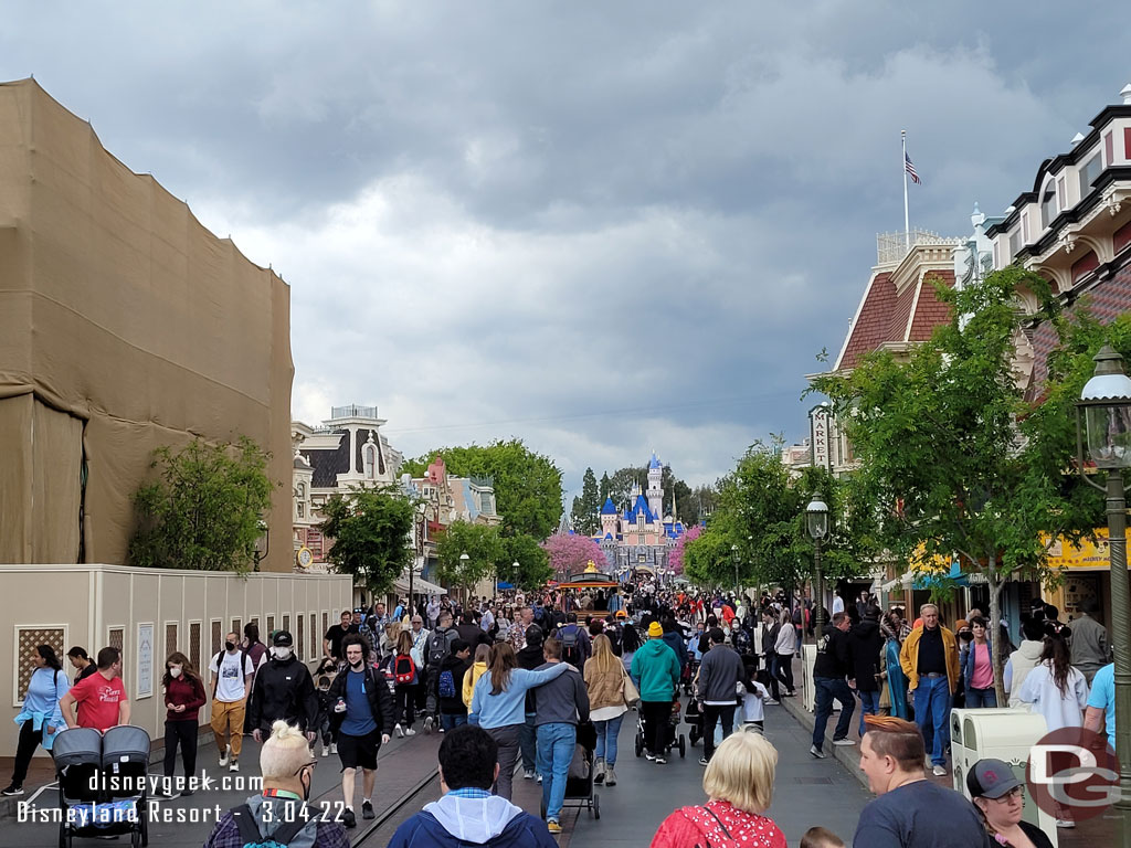 Main Street USA at 12:20pm